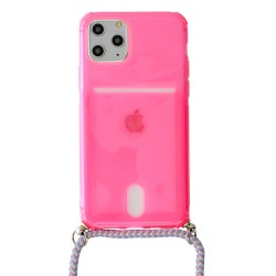 Θήκη Strap Fluo Case Apple iPhone X/Xs Pink