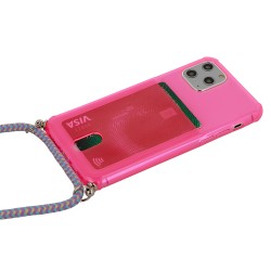 Θήκη Strap Fluo Case Apple iPhone X/Xs Pink