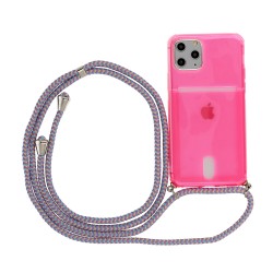 Θήκη Strap Fluo Case Apple iPhone X/Xs Pink