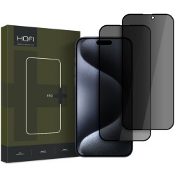 Γυαλί Προστασίας Hofi Anti-Spy Full Face Apple iPhone 16 Pro Max (6.9") Tempered Glass 9H AntiCrash / AntiShock Privacy