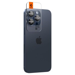 Γυαλί Προστασίας Spigen Optik.Tr Ez Fit Camera Lens Apple iPhone 14 Pro (6.1")/14 Pro Max (6.7")/ 15 Pro (6.1")/15 Pro Max (6.7") (AGL07164) Blue Titanium (2τμχ)