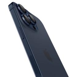 Γυαλί Προστασίας Spigen Optik.Tr Ez Fit Camera Lens Apple iPhone 14 Pro (6.1")/14 Pro Max (6.7")/ 15 Pro (6.1")/15 Pro Max (6.7") (AGL07164) Blue Titanium (2τμχ)