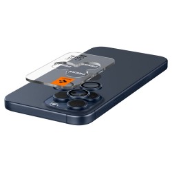 Γυαλί Προστασίας Spigen Optik.Tr Ez Fit Camera Lens Apple iPhone 14 Pro (6.1")/14 Pro Max (6.7")/ 15 Pro (6.1")/15 Pro Max (6.7") (AGL07164) Blue Titanium (2τμχ)