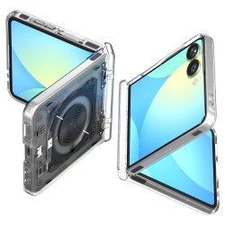 Θήκη Spigen Ultra Hybrid Pro Mag Magsafe Case Samsung Galaxy Z Flip7 SM-F766 5G Clear