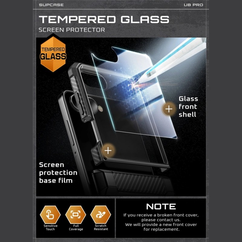 Θήκη Supcase Unicorn Beetle Pro Case Samsung Galaxy Z Flip7 SM-F766 5G Black