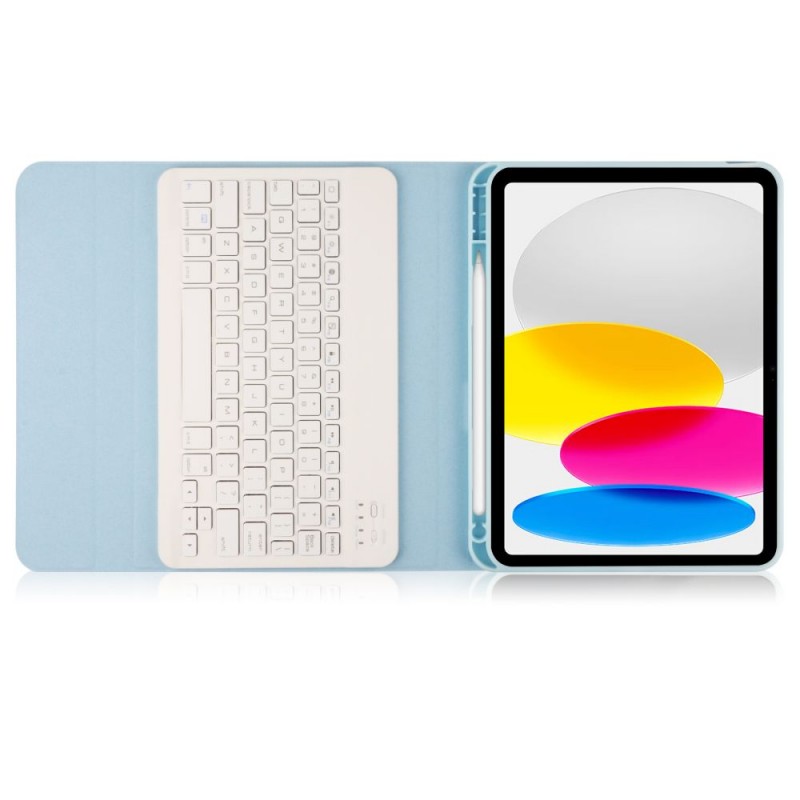 Θήκη Tech-Protect Πληκτρολογίου/ Υποδοχή Γραφίδας & Keyboard Apple Ipad 10.9” 10 / 2022 / 11” 11 / 2025 Sky Blue
