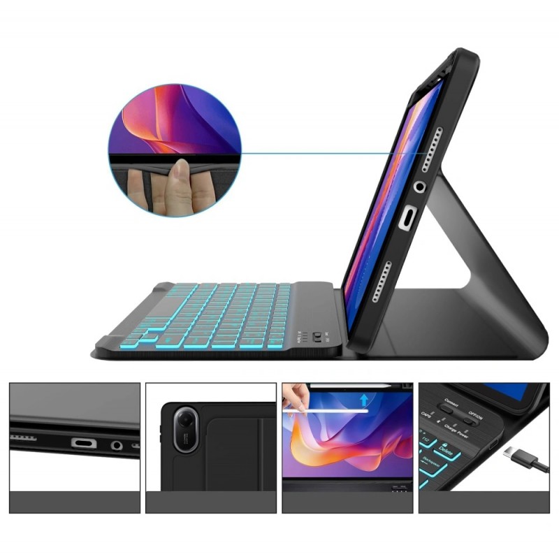 Θήκη Tech-Protect SC Pen Πληκτρολογίου/ Υποδοχή Γραφίδας & Keyboard Xiaomi Redmi Pad 2 11.0"Black 