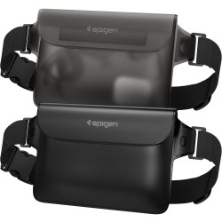 Θήκη Spigen Aqua Shield A620 Universal Waterproof Waist Bag Pouch (2τμχ) Black / Clear