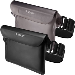Θήκη Spigen Aqua Shield A620 Universal Waterproof Waist Bag Pouch (2τμχ) Black / Clear