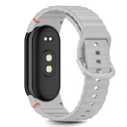 Ανταλλακτικό λουράκι Tech-Protect Silicone Sport Xiaomi Band 8 / 9 / 9 NFC / 10 NFC Crayon Grey