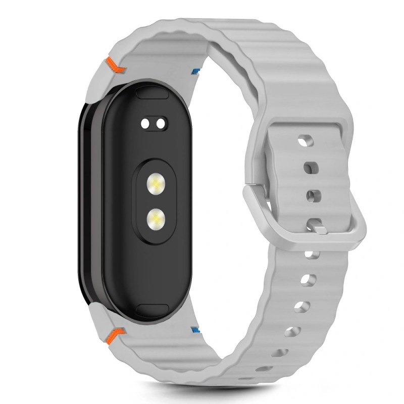 Ανταλλακτικό λουράκι Tech-Protect Silicone Sport Xiaomi Band 8 / 9 / 9 NFC / 10 NFC Crayon Grey
