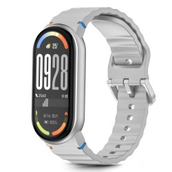 Ανταλλακτικό λουράκι Tech-Protect Silicone Sport Xiaomi Band 8 / 9 / 9 NFC / 10 NFC Crayon Grey