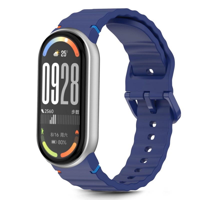 Ανταλλακτικό λουράκι Tech-Protect Silicone Sport Xiaomi Band 8 / 9 / 9 NFC / 10 NFC Storm Blue