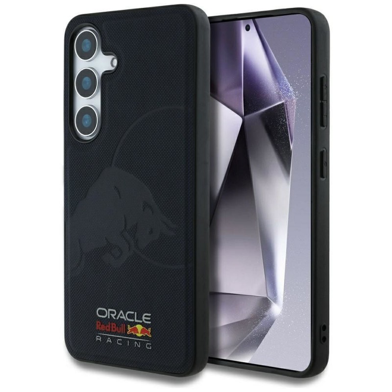 Θήκη Red Bull Leather Meshed Debossed Logo MagSafe Case for Samsung Galaxy S25 Ultra 5G S938 Navy