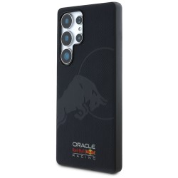 Θήκη Red Bull Leather Meshed Debossed Logo MagSafe Case for Samsung Galaxy S25 Ultra 5G S938 Navy