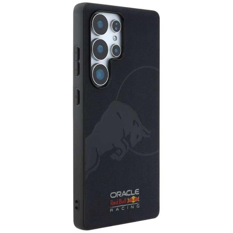 Θήκη Red Bull Leather Meshed Debossed Logo MagSafe Case for Samsung Galaxy S25 Ultra 5G S938 Navy