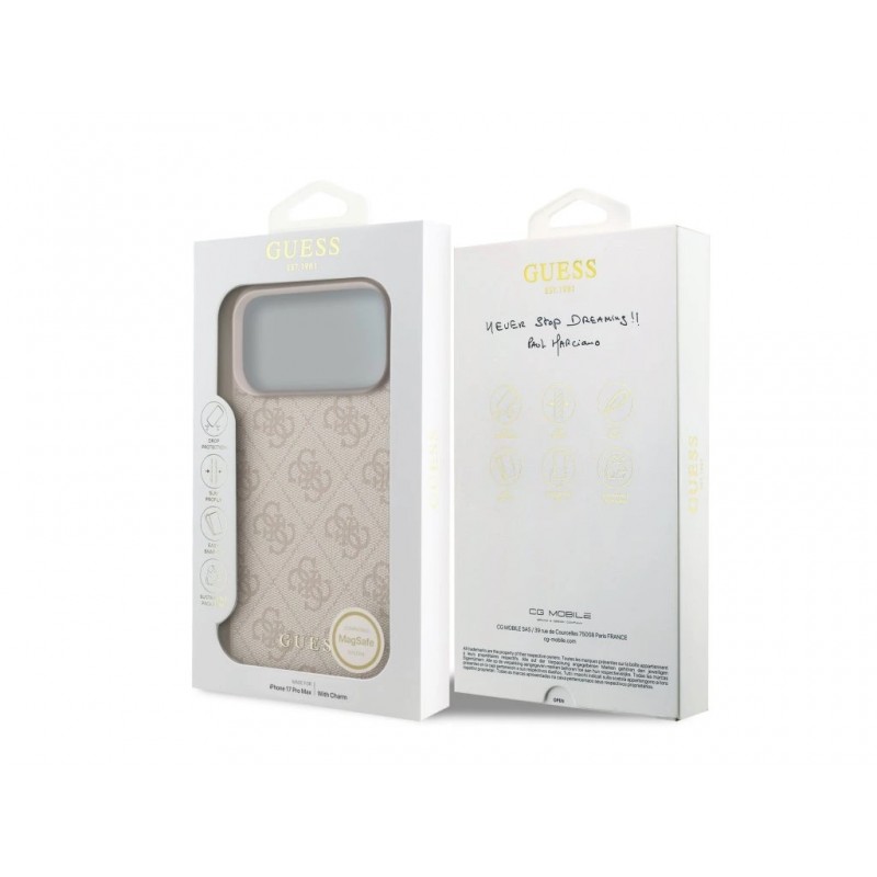 Θήκη Guess 4G Charm Case Apple iPhone 17 Pro Max (6.9") Pink