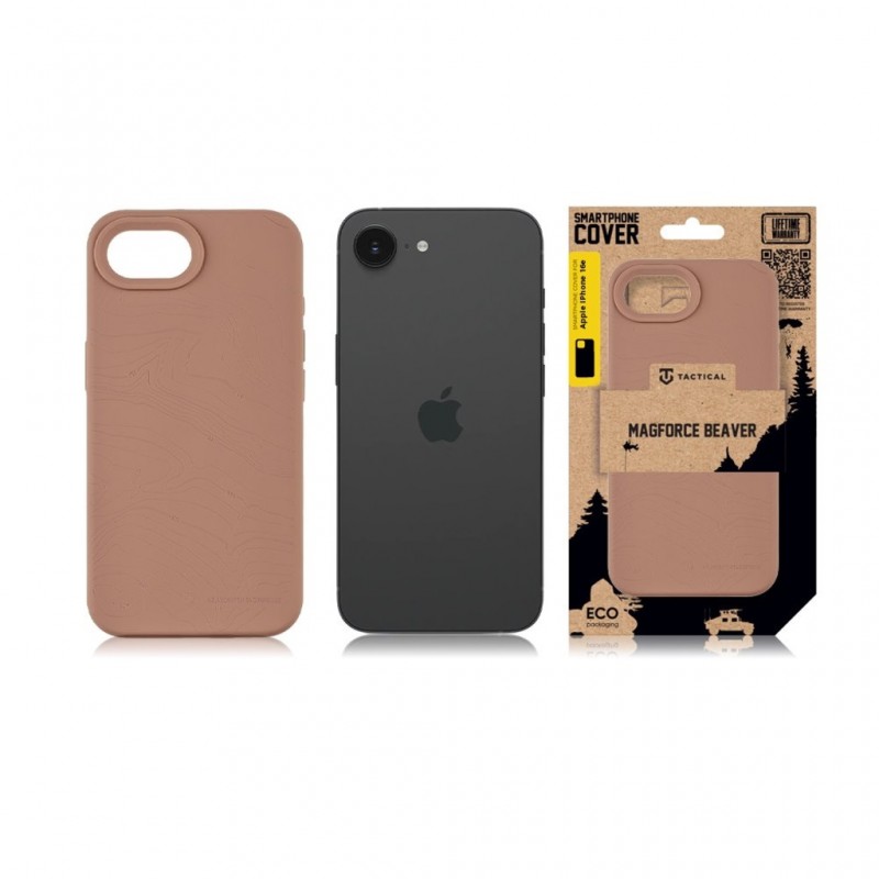 Θήκη Tactical Beaver Magforce Back Cover Case Apple iPhone 16e (6.1") Brown