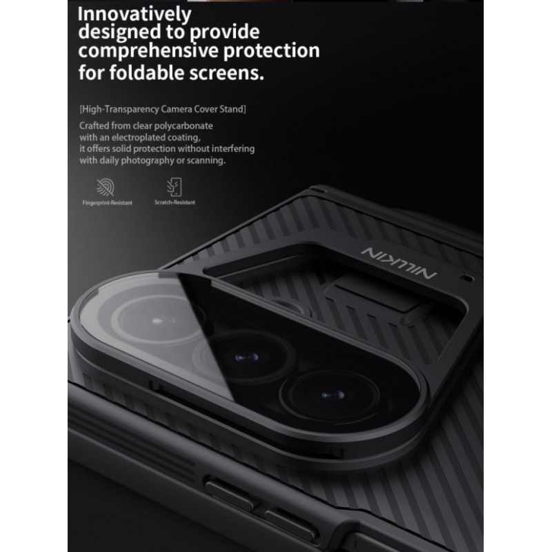 Θήκη Nillkin CamShield Prop Magnetic Pen Slot (Transparent Camera Lens) Samsung Galaxy Z Fold7 5G SM-F966 Black