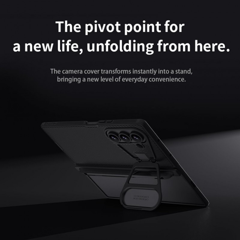 Θήκη Nillkin CamShield Prop Magnetic Pen Slot Samsung Galaxy Z Fold7 5G SM-F966 Black