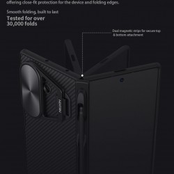 Θήκη Nillkin CamShield Prop Magnetic Pen Slot Samsung Galaxy Z Fold7 5G SM-F966 Black