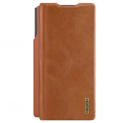 Θήκη Nillkin Qin Book PRO Pen Slot Case Samsung Galaxy Z Fold7 5G SM-F966 Brown