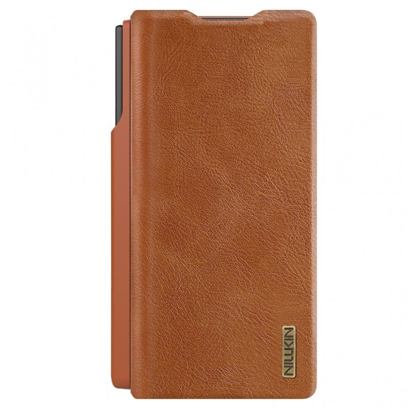Θήκη Nillkin Qin Book PRO Pen Slot Case Samsung Galaxy Z Fold7 5G SM-F966 Brown
