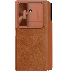 Θήκη Nillkin Qin Book PRO Pen Slot Case Samsung Galaxy Z Fold7 5G SM-F966 Brown