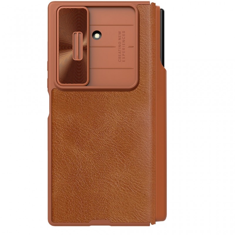 Θήκη Nillkin Qin Book PRO Pen Slot Case Samsung Galaxy Z Fold7 5G SM-F966 Brown