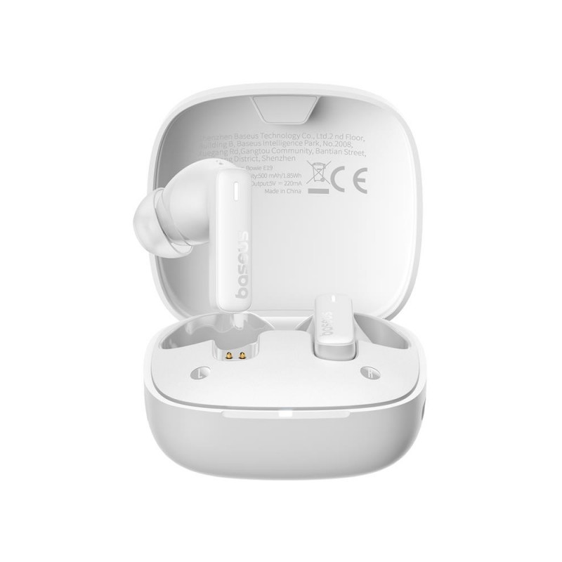Ακουστικά Bluetooth Baseus Bowie E19 True Wireless Earphones Stellar White