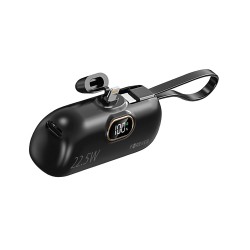 Εξωτερική Μπαταρία Forever Mini PowerBank MTB-100 22.5W 5000 mAh & Lightning Cable Black Εξωτερική Μπαταρία Forever Mini PowerBank MTB-100 22.5W 5000 mAh & Lightning Cable Black