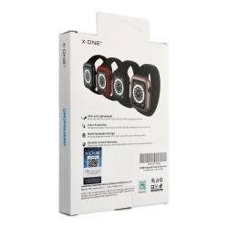 Θήκη X-ONE Dropguard Full Screen Cover Case Apple Watch 10 (46mm) Black
