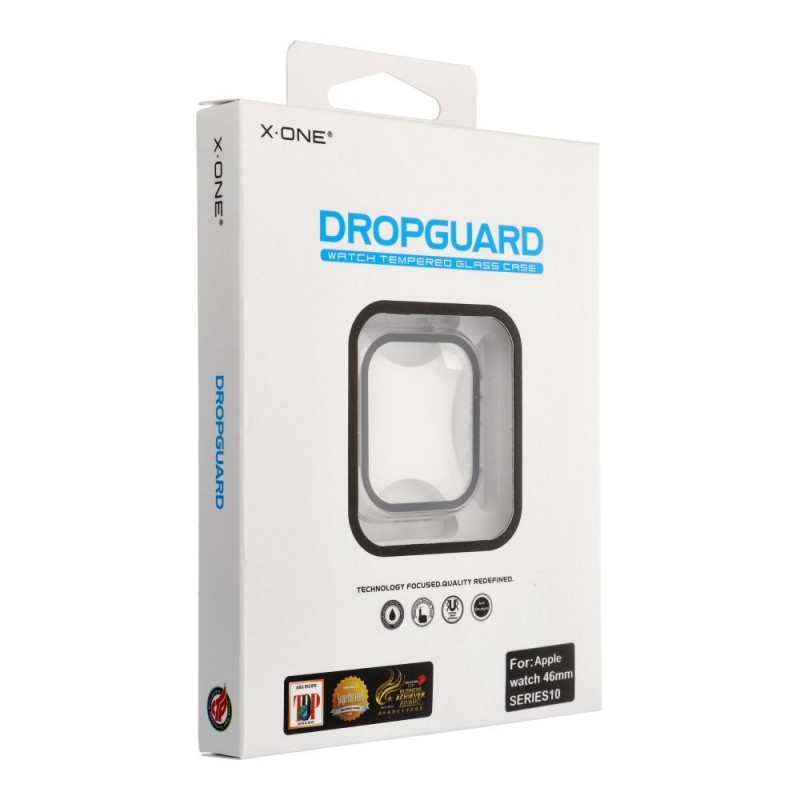 Θήκη X-ONE Dropguard Full Screen Cover Case Apple Watch 10 (46mm) Transparent
