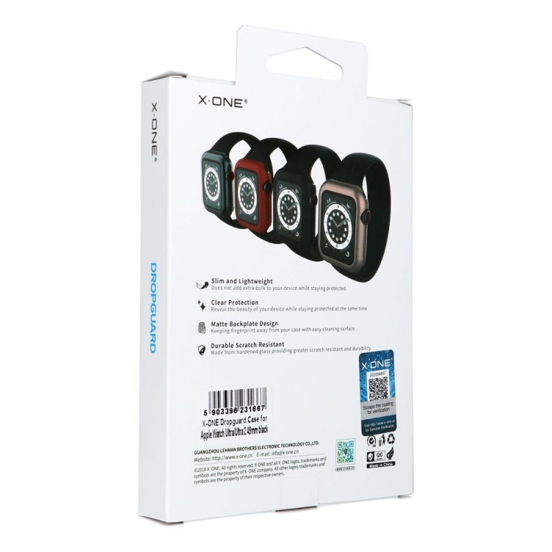 Θήκη X-ONE Dropguard Case Apple Watch Ultra/Ultra 2 (49mm) Black
