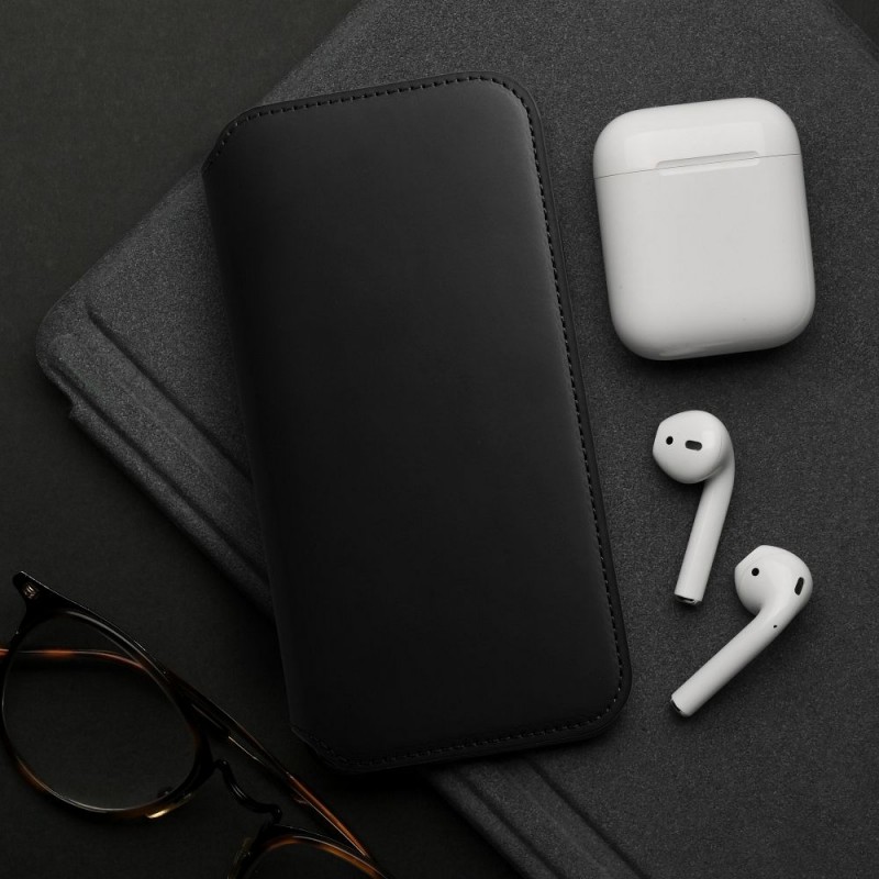 Θήκη Dual Pocket Book Xiaomi Redmi Note 14 5G / Poco M7 Pro Black