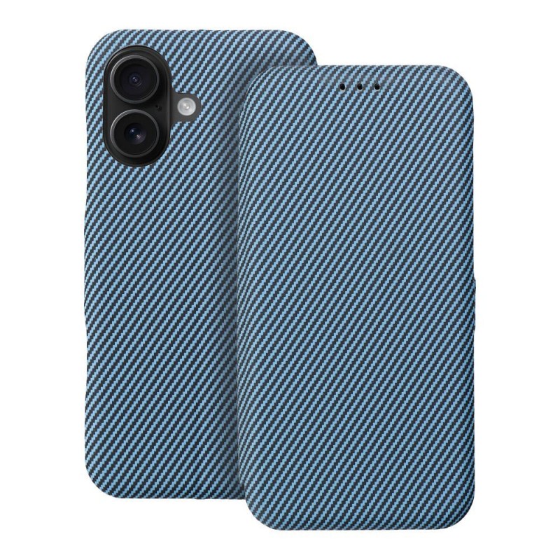 Θήκη Folio Side Magnet Book Case Apple iPhone 16 (6.1") Blue