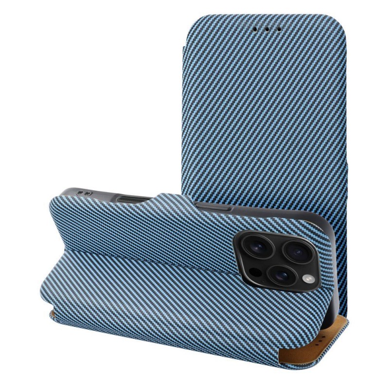 Θήκη Folio Side Magnet Book Case Apple iPhone 16 (6.1") Blue