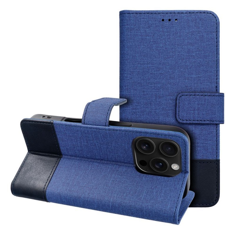 Θήκη Gomma Book Xiaomi Redmi Note 14 5G / Poco M7 Pro Blue