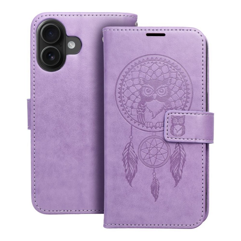 Θήκη Mezzo Book Case Apple iPhone 16 (6.1") Dreamcatcher Purple Θήκη Mezzo Book Case Apple iPhone 16 (6.1") Dreamcatcher Purple
