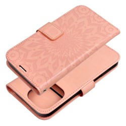 Θήκη Mezzo Book Case Apple iPhone 16 (6.1") Mandala Peach Fuzz