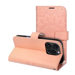 Θήκη Mezzo Book Case Apple iPhone 16 (6.1") Mandala Peach Fuzz