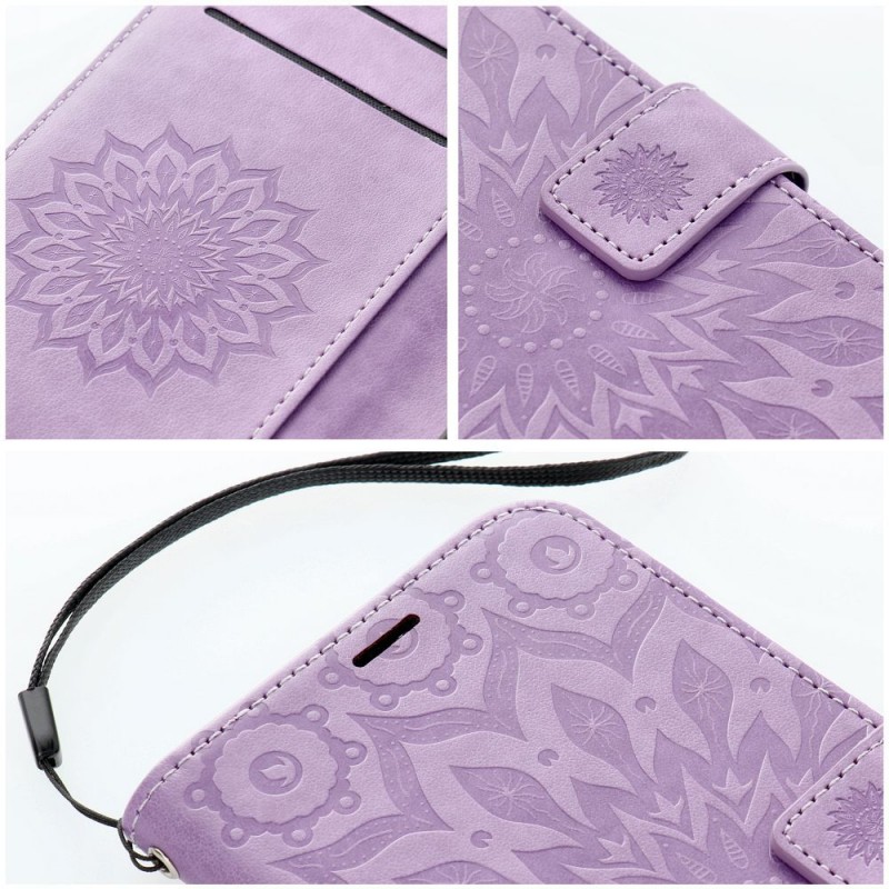 Θήκη Mezzo Book Case Xiaomi Redmi Note 14 5G / Poco M7 Pro Mandala Purple