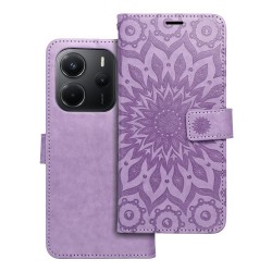 Θήκη Mezzo Book Case Xiaomi Redmi Note 14 5G / Poco M7 Pro Mandala Purple