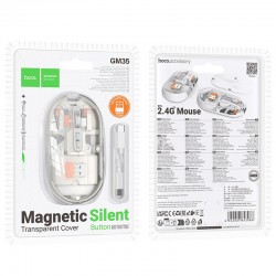 Ποντίκι Ασύρματο Hoco GM35 Dual-Mode Silent Wireless Mouse White Ποντίκι Ασύρματο Hoco GM35 Dual-Mode Silent Wireless Mouse White