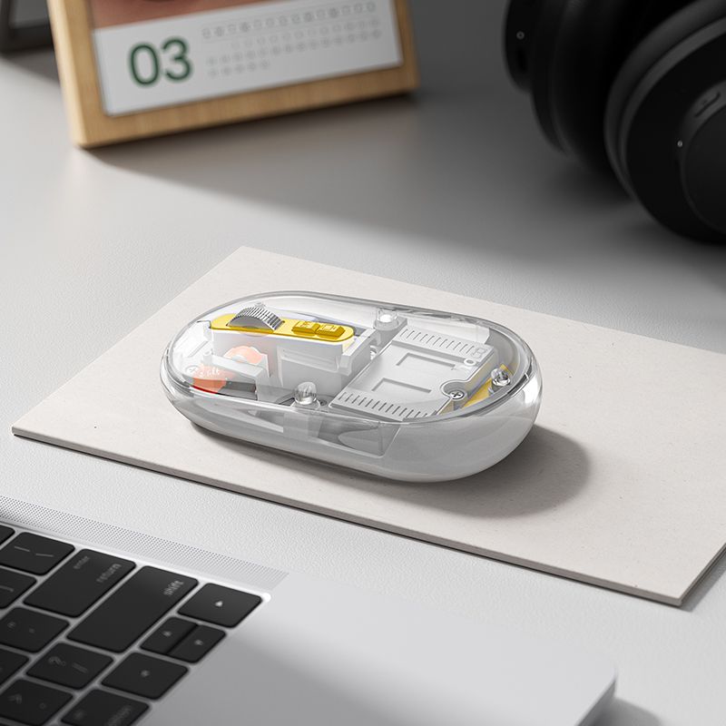 Ποντίκι Ασύρματο Hoco GM35 Dual-Mode Silent Wireless Mouse White Ποντίκι Ασύρματο Hoco GM35 Dual-Mode Silent Wireless Mouse White