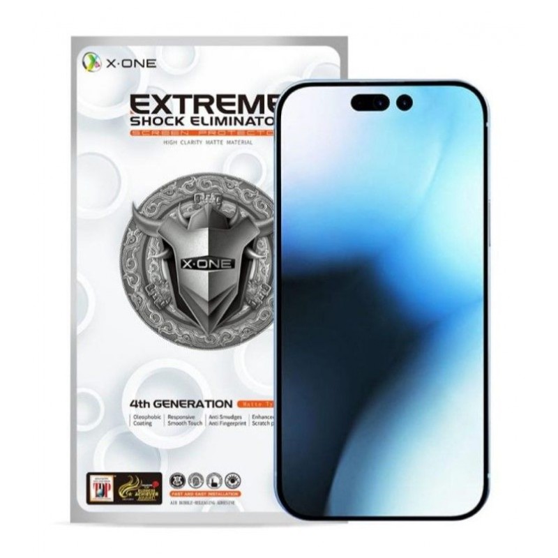 Γυαλί Προστασίας X-ONE Extreme Shock Eliminator 4th gen iPhone 15 Pro 