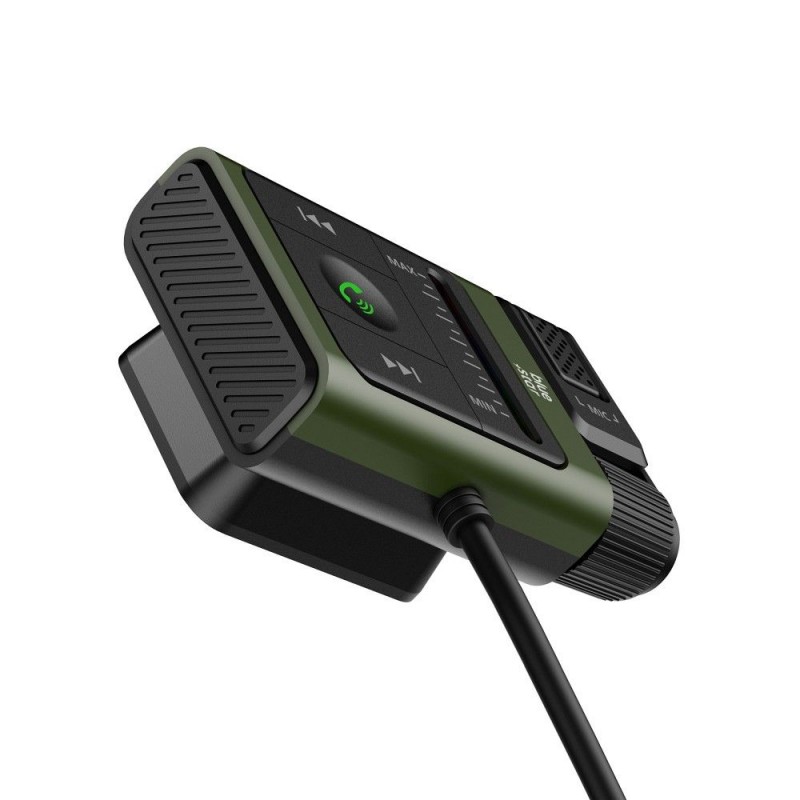 Ασύρματος Δέκτης Blue Star BT64 2in1 Bluetooth Audio Receiver FM Transmitter Equalizer Black