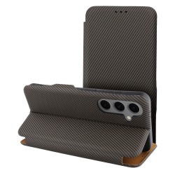 Θήκη Folio Side Magnet Book Case Compatible With S-Pen For Samsung S25 Ultra S938 Brown
