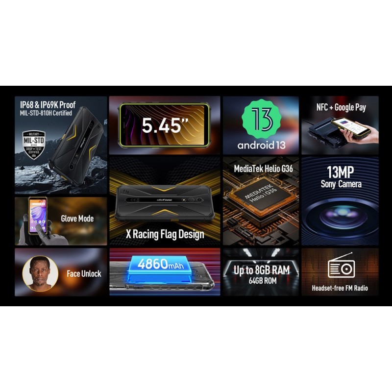 Ulefone Armor X12 Pro Dual Sim (4GB/64GB) Black