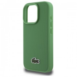 Θήκη Lacoste Iconic Petit Pique Woven Logo MagSafe Case Apple iPhone 16 Pro Max (6.9") Green